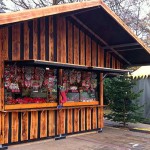 Aktionshäuschen 4 x 3 m + Dachüberstand